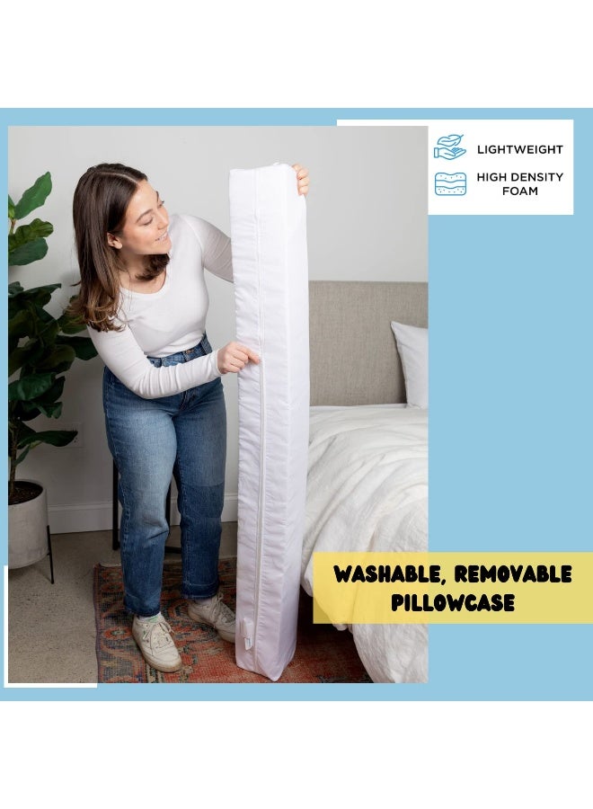 SnugStop The Original Bed Wedge | Gap Filler Between Your Headboard and Mattress | Triangle Pillow Wedge | Headboard Gap Filler | Anti-Slip Mattress | Don't Lose Your Pillow (Queen) 60”L x 6”W x 6”H - Image 3